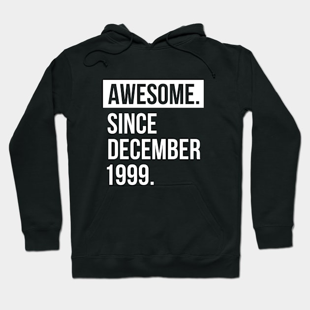 1999 December 18 years old birthday Hoodie by hoopoe